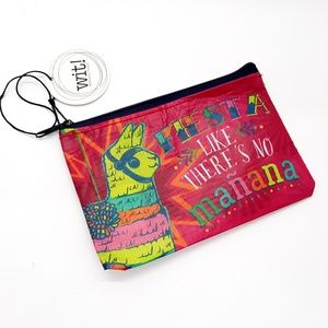 Wit! Recycled Coin Purse LLAMA